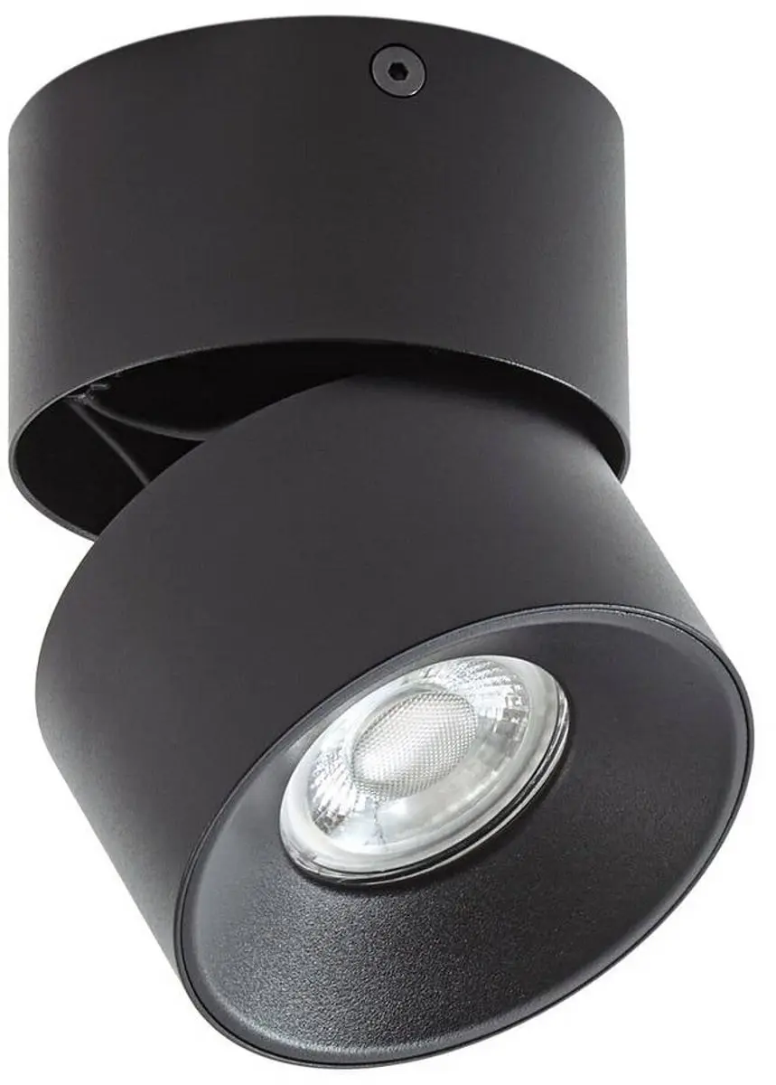PRIOS Downlight 1 Licht GU10 10W - Zwart - afbeelding 6 van 6