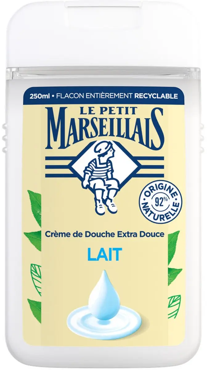Le Petit Marseillais Crème de Douche Extra Douce Lait, testée sous contrôle d