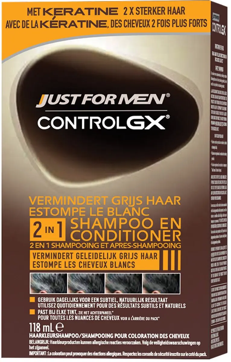 Just For Men Control GX 2-in-1 Kleurshampoo & Conditioner