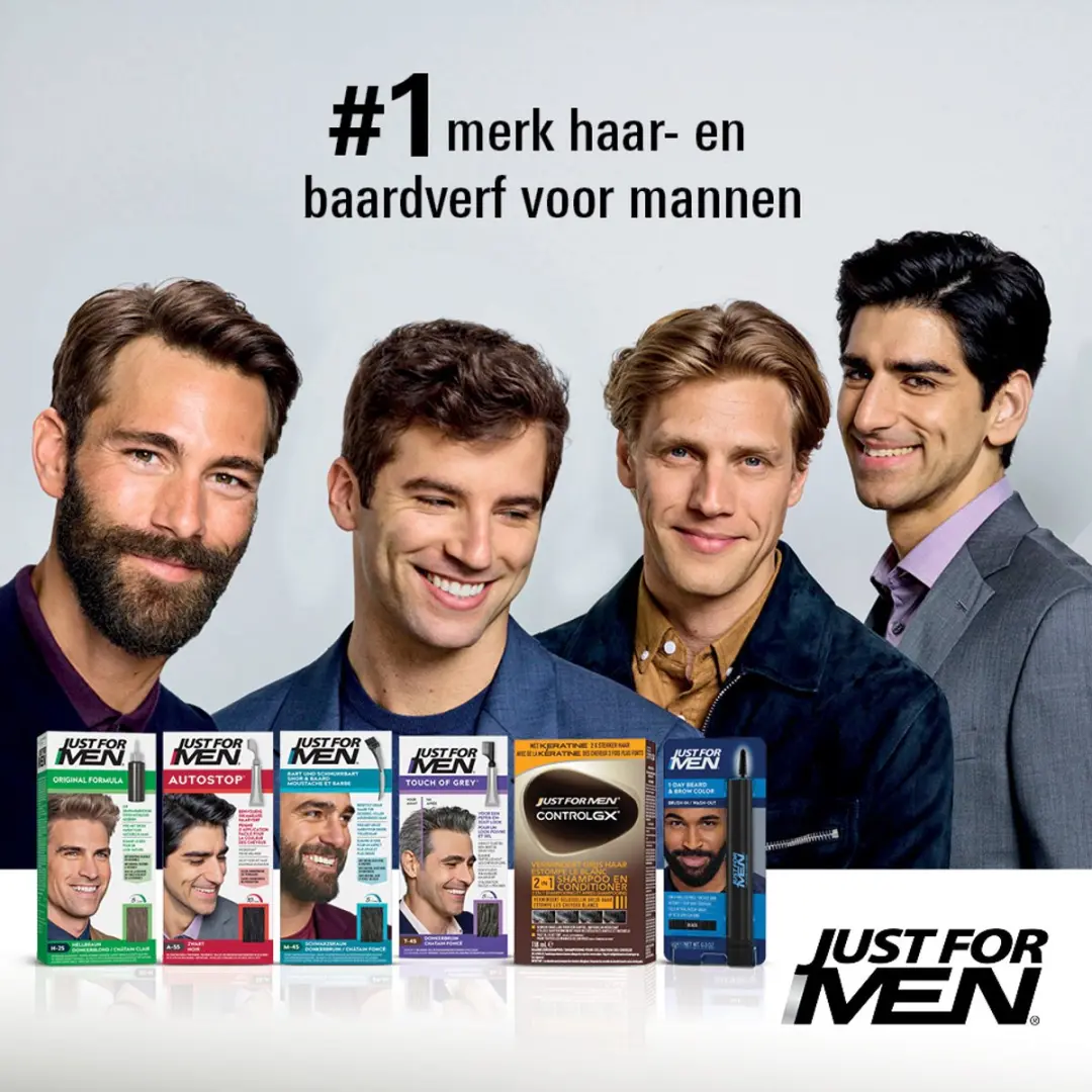 Just For Men Control GX 2-in-1 Kleurshampoo - 118ml - afbeelding 6 van 6