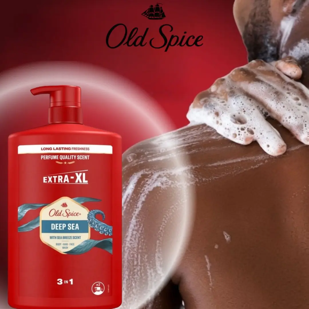 Old Spice Deep Sea Douchegel 3-in-1 1L