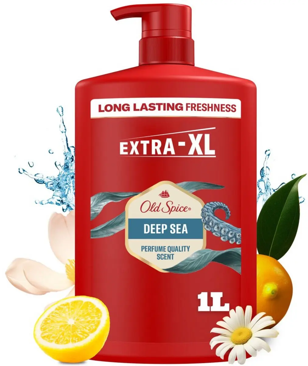 Old Spice Deep Sea Douchegel 3-in-1 1L
