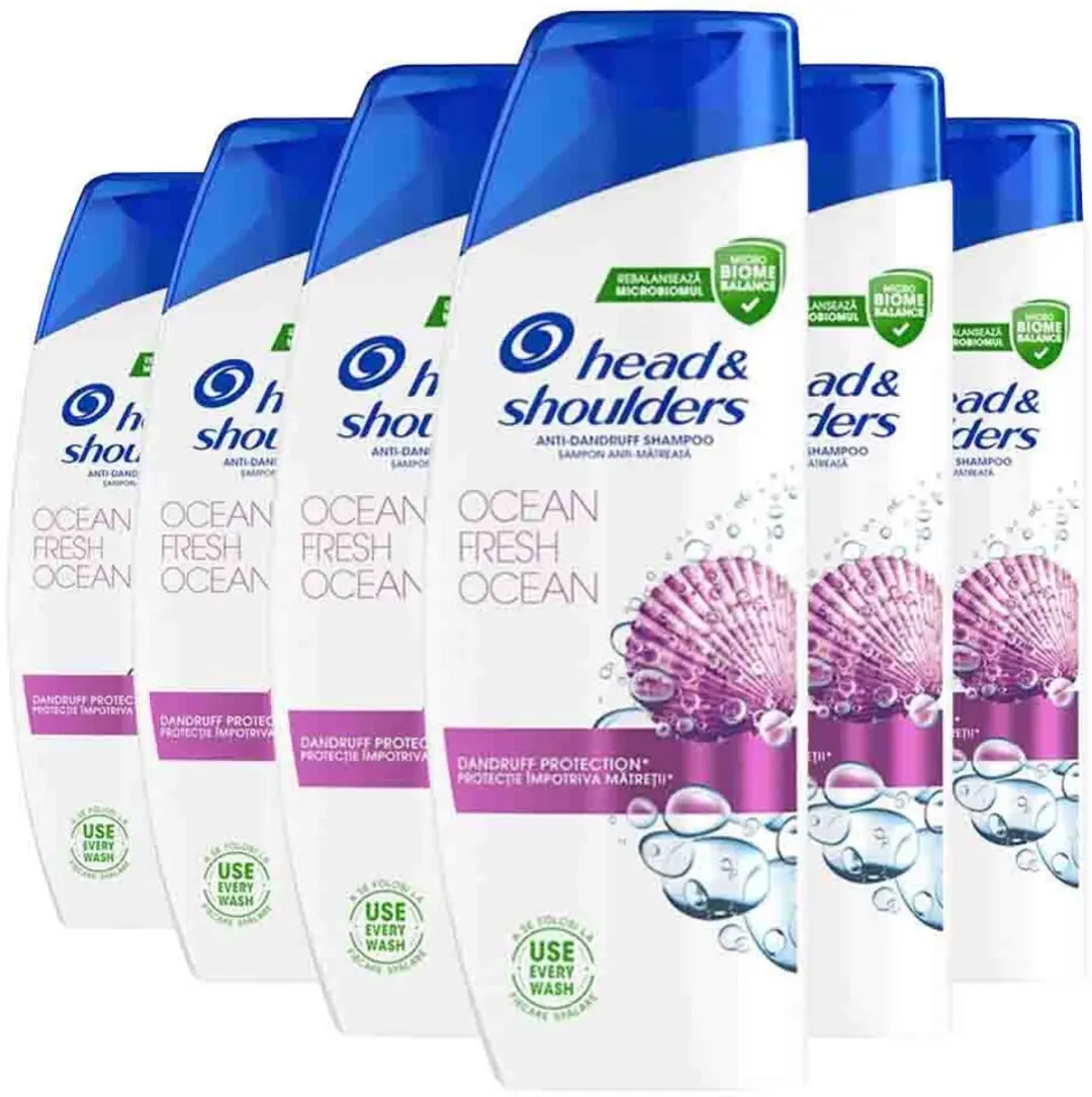 Head & Shoulders Shampoo Fresh Ocean 6x330ml