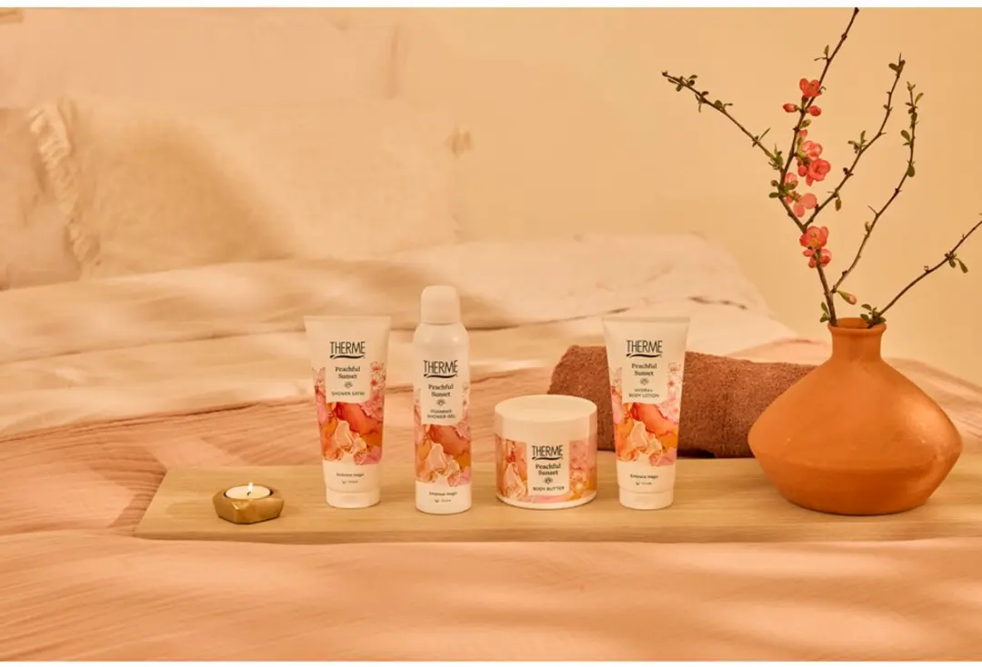 Therme Peachful Sunset Douchegel - 6x200ml
