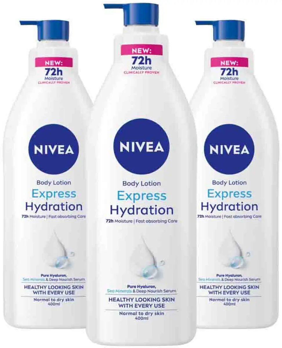 NIVEA Bodylotion Pump Express Hydration 1200ml