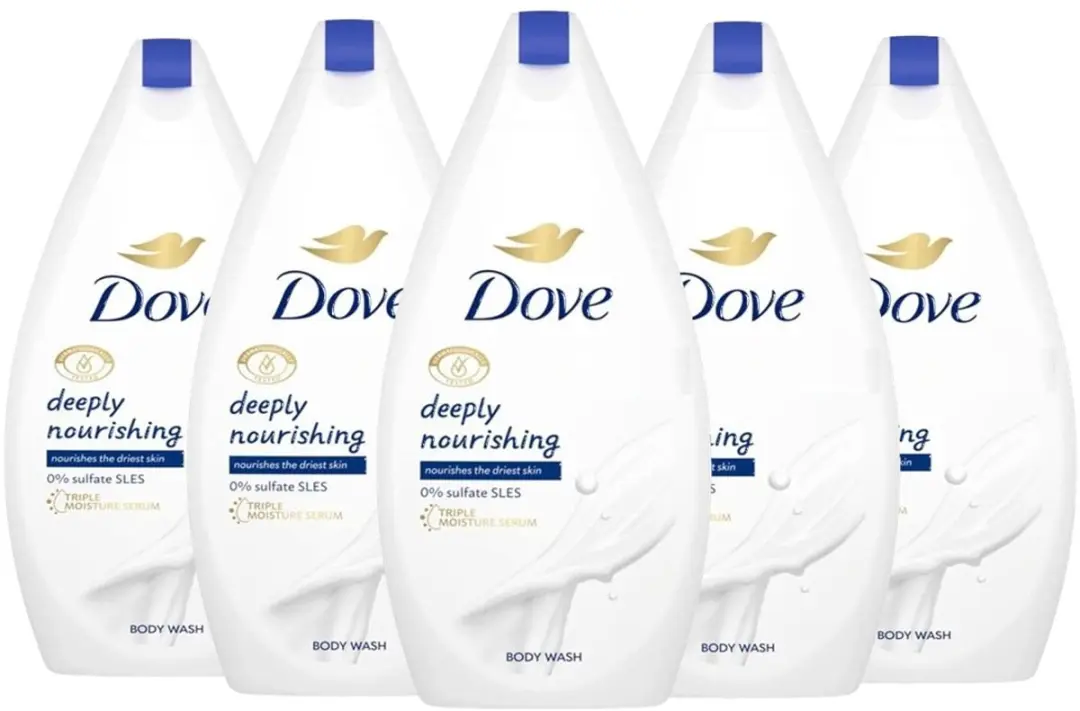 Dove Deeply Nourishing Douchegel 5 x 500 ml Voordeelverpakking