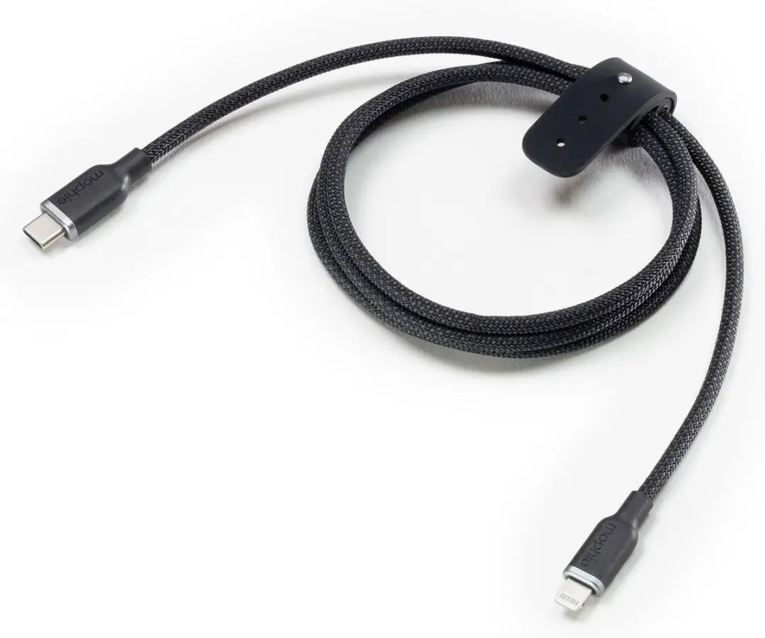 Mophie Charge Stream USB-C naar Lightning Kabel 60W Power Delivery 1M Wit