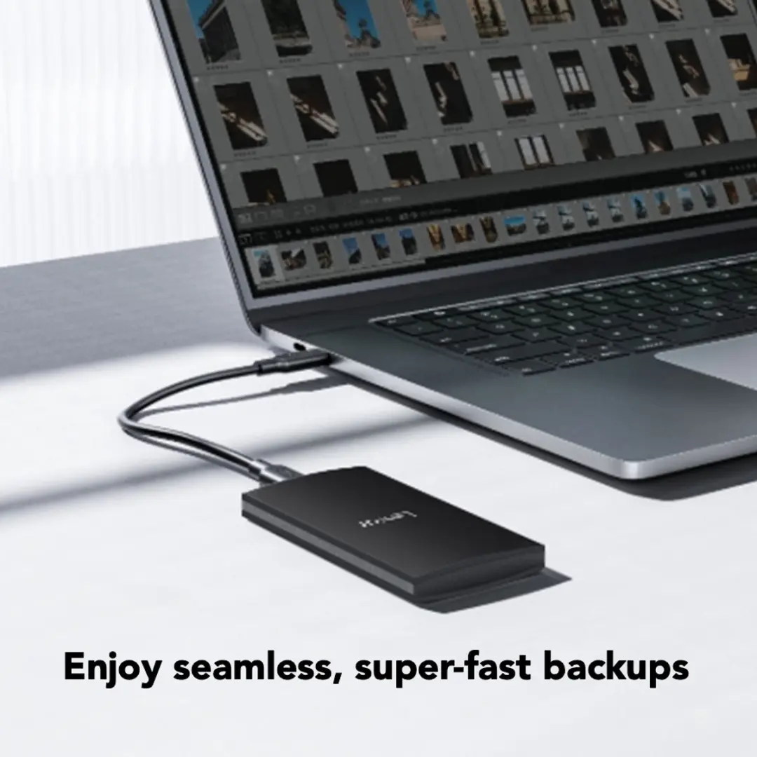 Lexar SL300 LSL300002T-RNBNG Externe SSD 2TB - Zwart - afbeelding 4 van 6