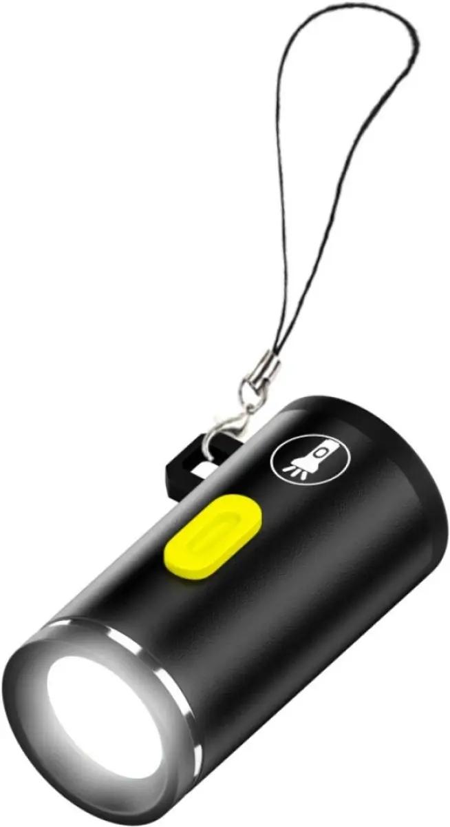 4Smarts 4-in-1 Explorer Accessoires Set - USB-C Kabel & Sleutelhanger - Black/Silver/Yellow - afbeelding 5 van 6