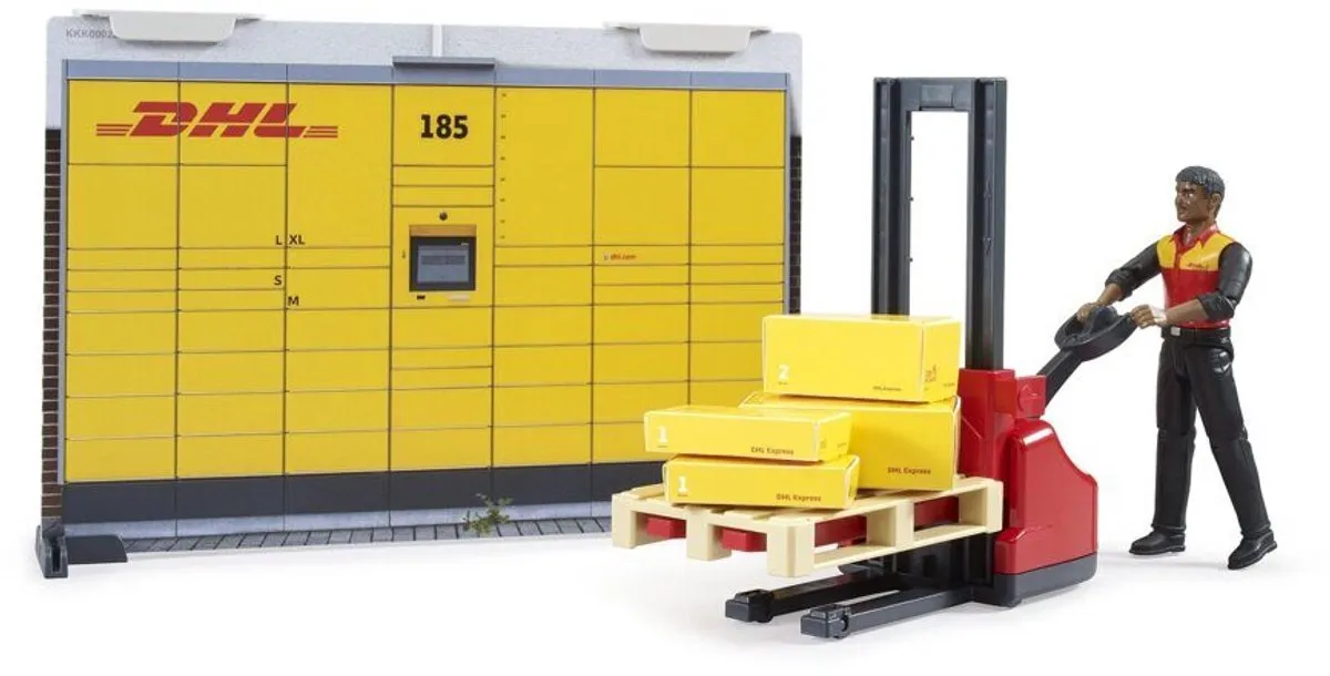 Bruder DHL Pakketdienst Speelgoedset 4+ - MPN 48562251 - Meerkleurig