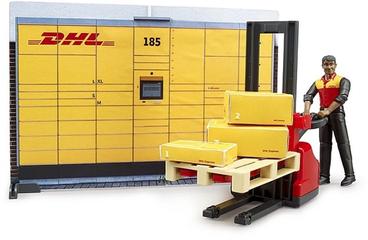 Bruder DHL Pakketdienst Speelgoedset 4+ - MPN 48562251 - Meerkleurig