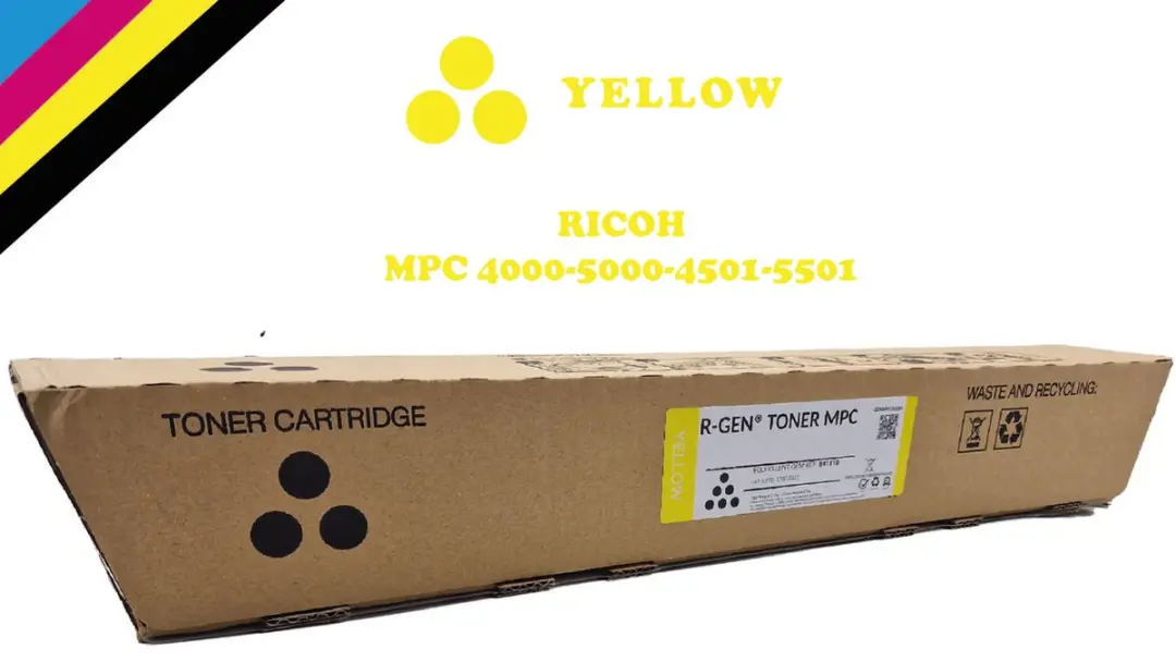 Toner Ricoh MP C4501 / 5501 / 4000 / 5000 Yellow
