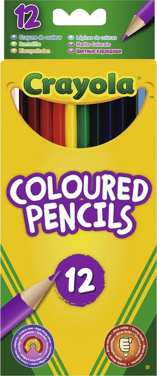 Crayola 12-Kleur Potloden Multicolor