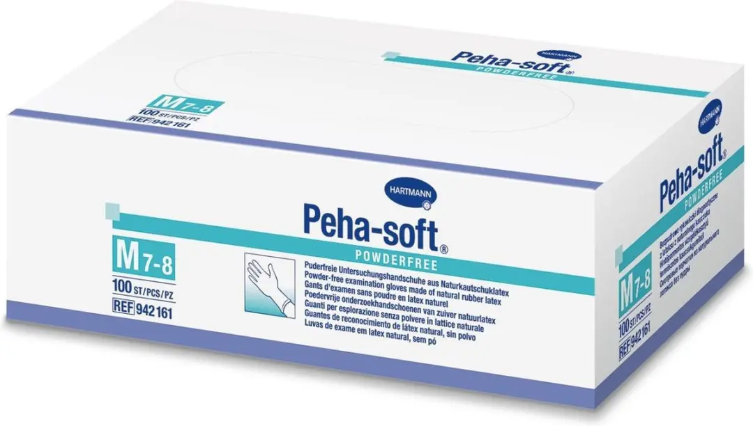 Peha-soft Medische Latex Handschoen Poedervrij Small