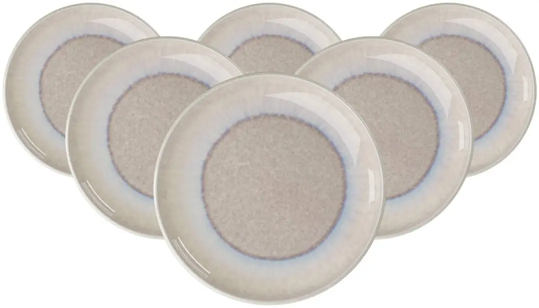 Dessertteller Perlemor Sand ø 20,1 cm Set van 6
