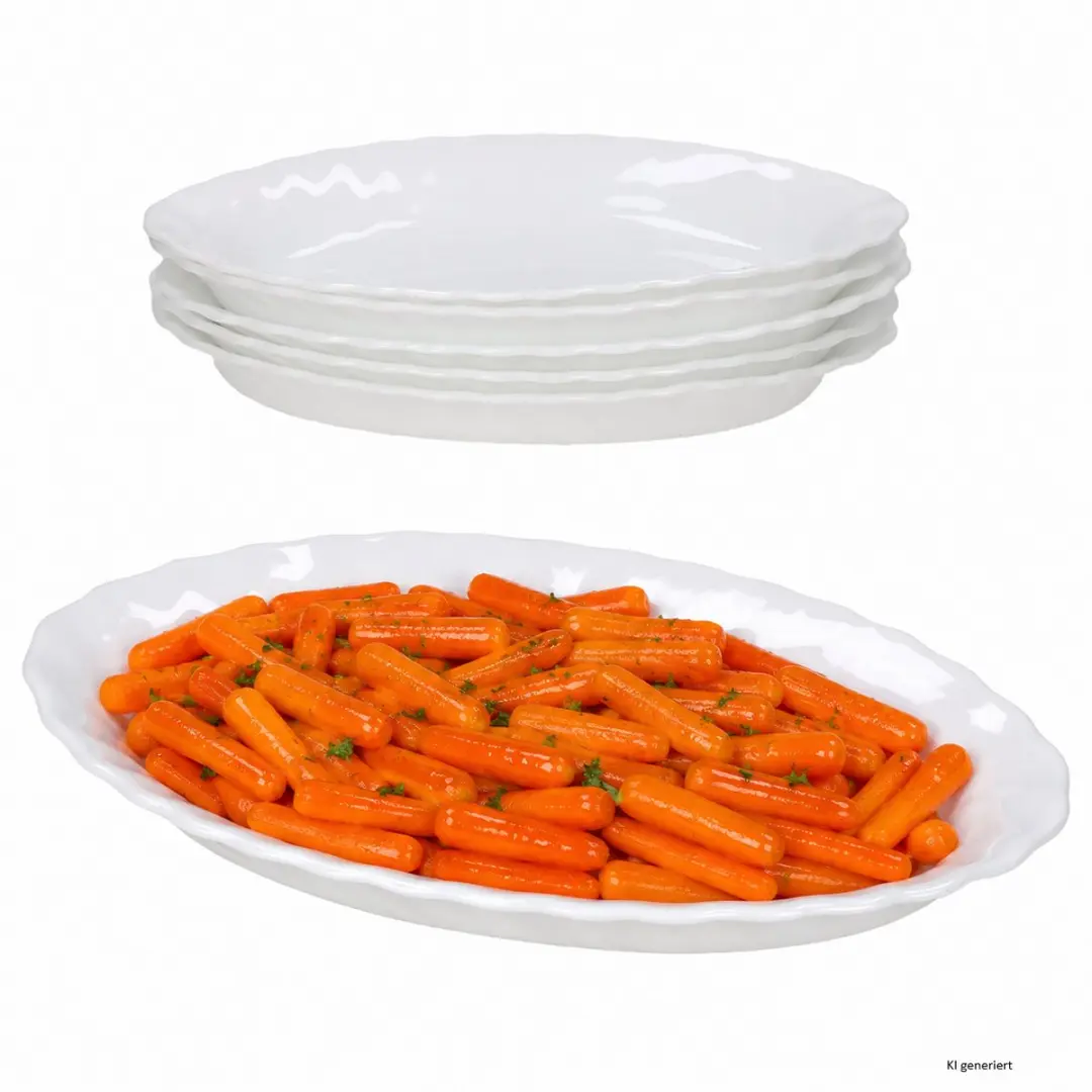 6-delige set bijgerechtkom Trianon 22cm ovaal kom