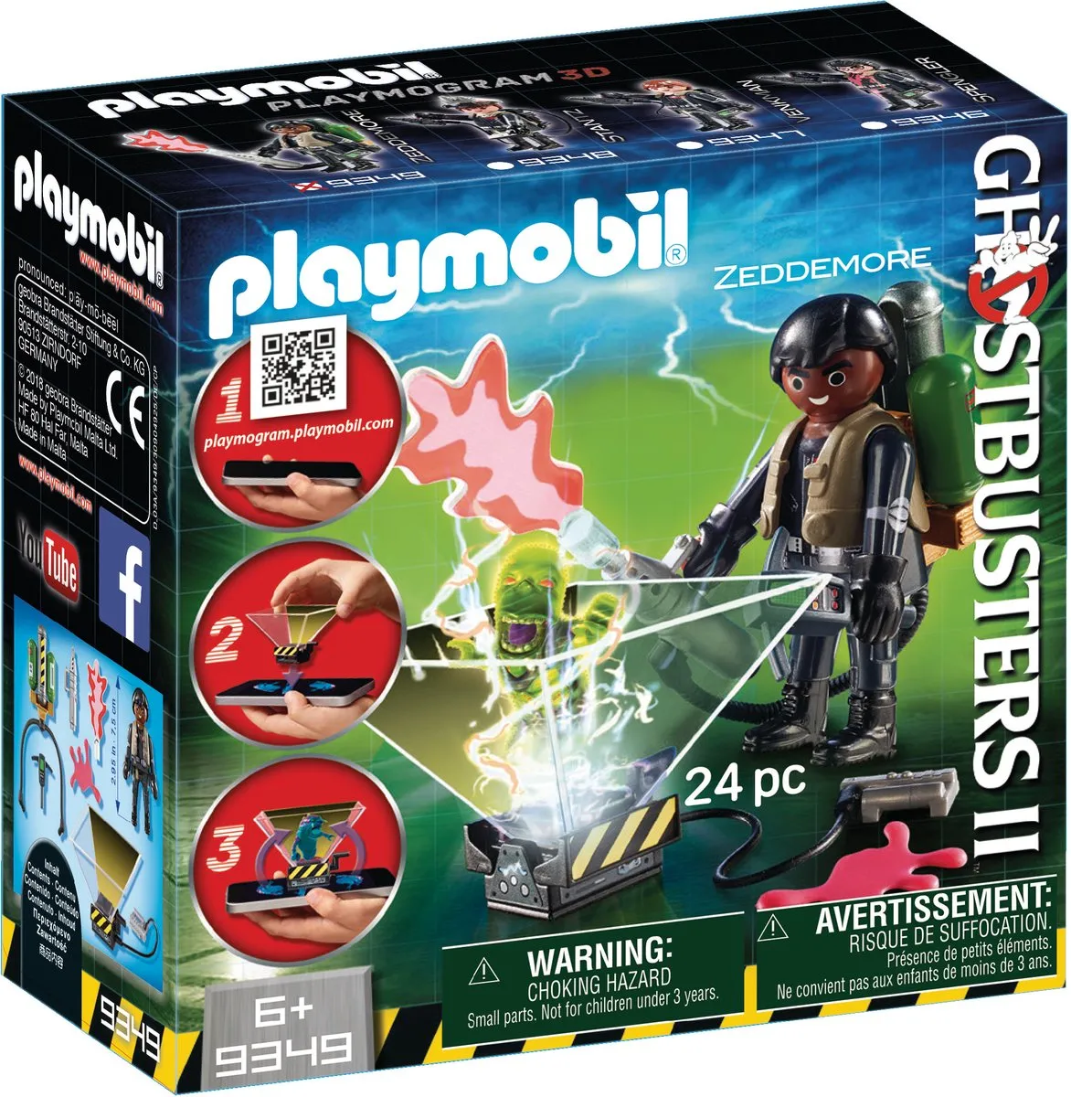 Playmobil Ghostbuster Winston Zeddemore 9349