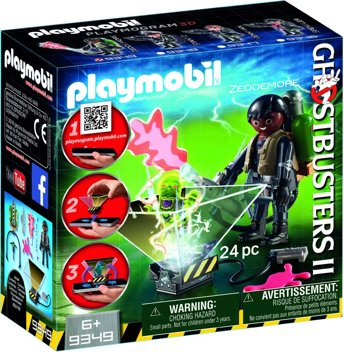 Playmobil Ghostbuster Winston Zeddemore 9349
