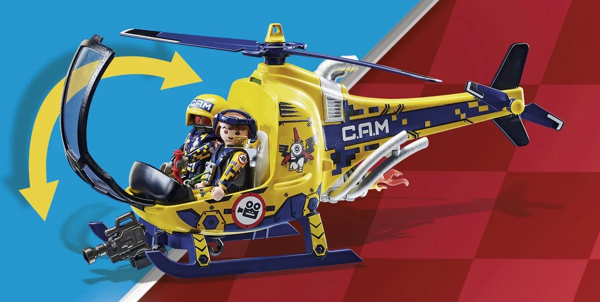 Playmobil Air Stuntshow Helikopter 70833 - Multicolor