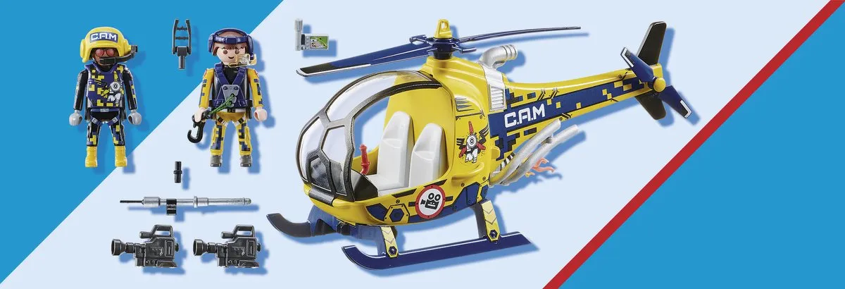 Playmobil Air Stuntshow Helikopter 70833 - Multicolor - afbeelding 6 van 6