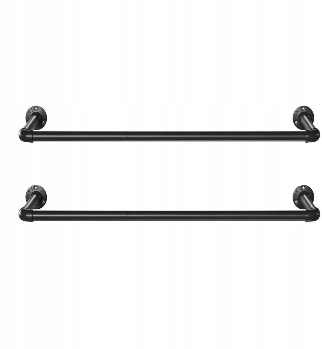 Songmics Wandkledingrek Set 2 stuks