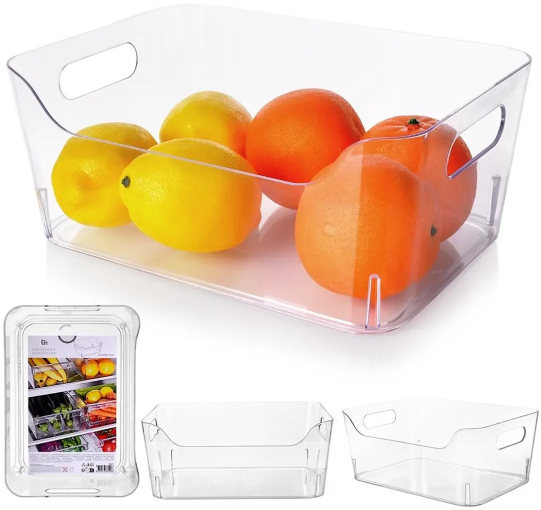 Excellent Houseware Keukenorganizer Mand - Transparant 5L - afbeelding 4 van 6
