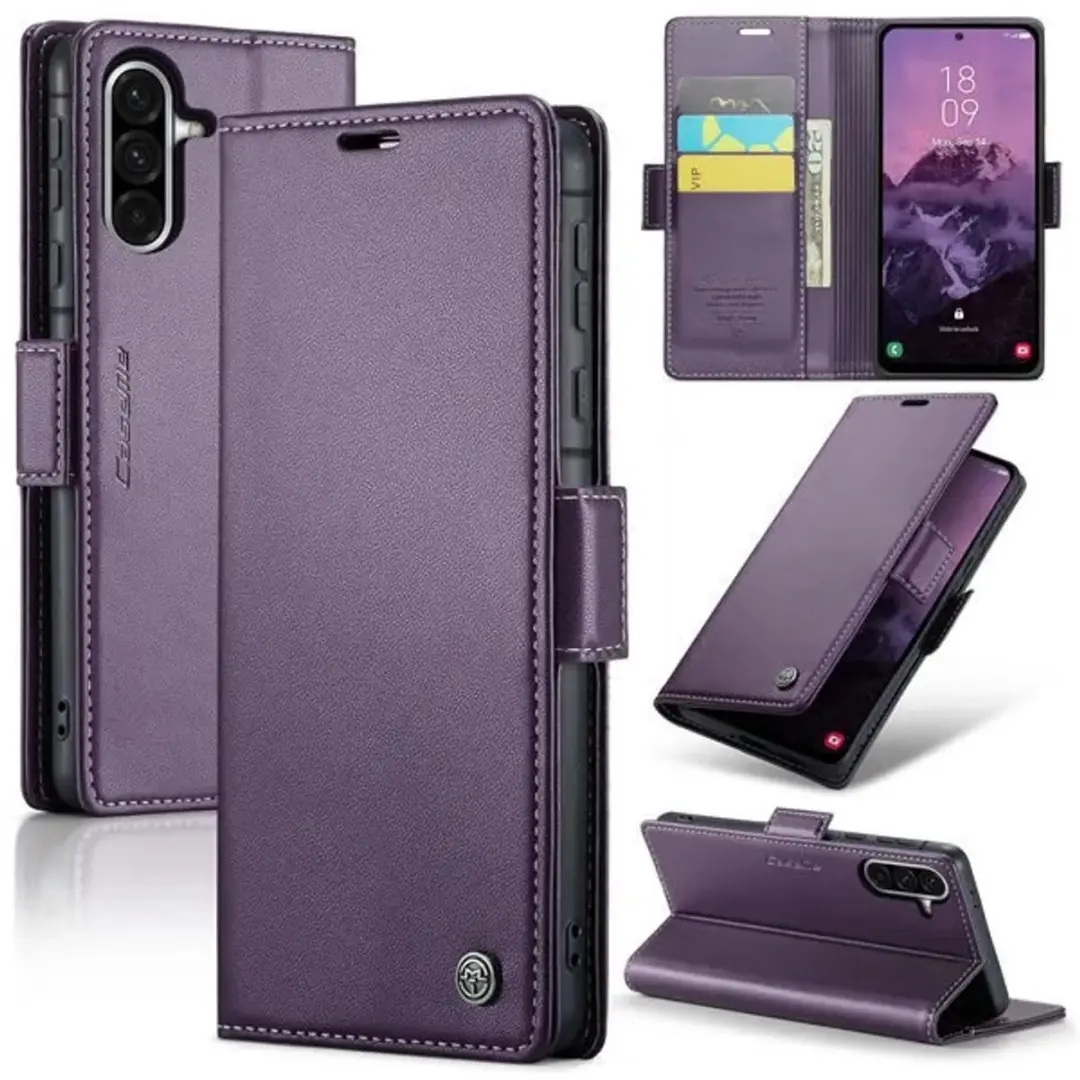 CaseMe Wallet Case met RFID Bescherming en Magneetsluiting voor Galaxy A56 5G _