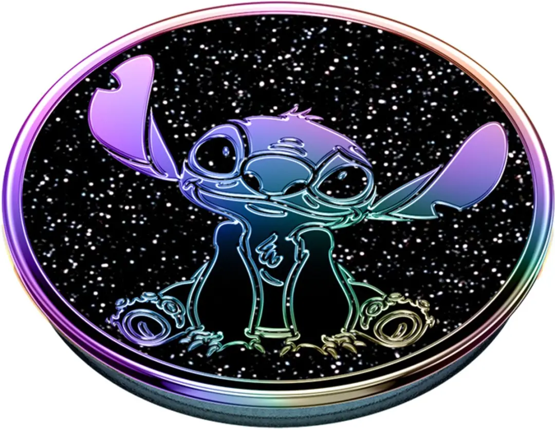 PopSockets Stitch Emaille Oil Slick 113010 Telefoonhouder - Paars - afbeelding 5 van 6