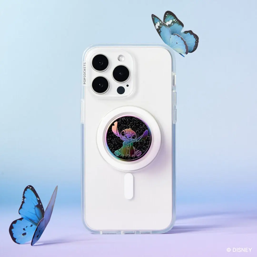 PopSockets Stitch Emaille Oil Slick 113010 Telefoonhouder - Paars - afbeelding 3 van 6
