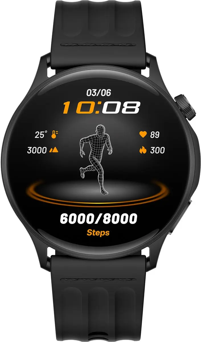 OPPO Watch S 3 45mm - 1.46" AMOLED - Zwart
