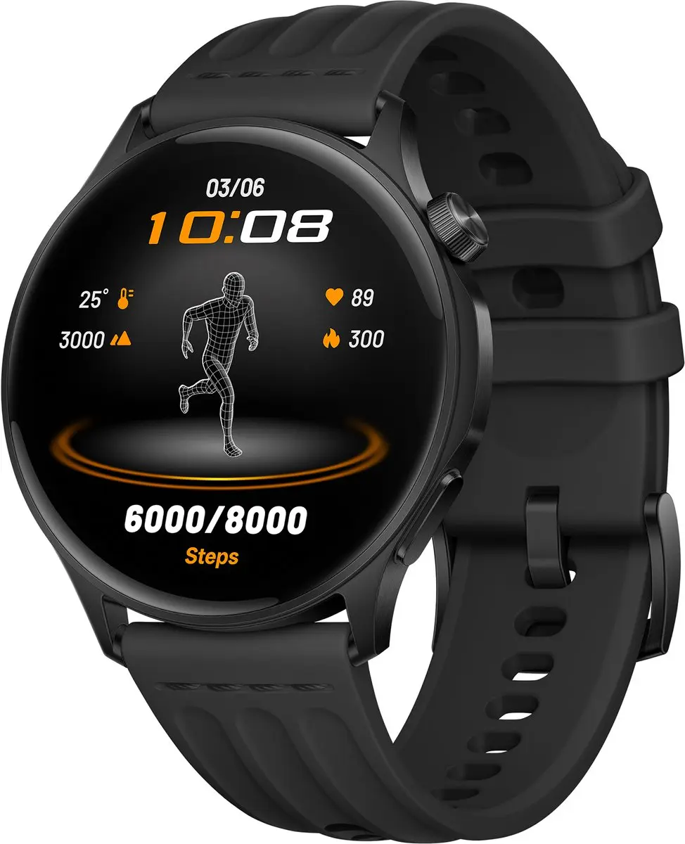 OPPO Watch S 3 45mm - 1.46" AMOLED - Zwart