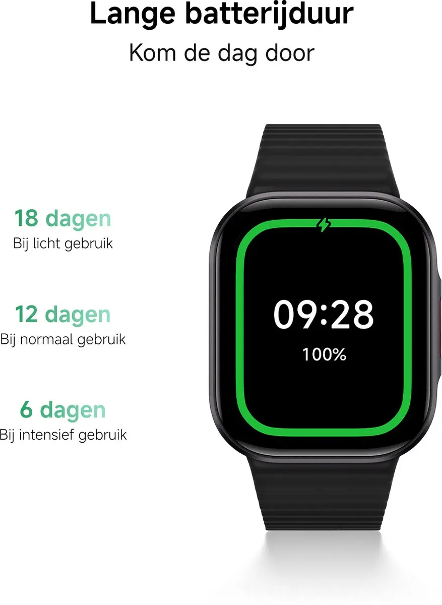 Xiaomi Redmi Watch 6 Lite 1,96" AMOLED - 150+ Sportmodi - Zwart