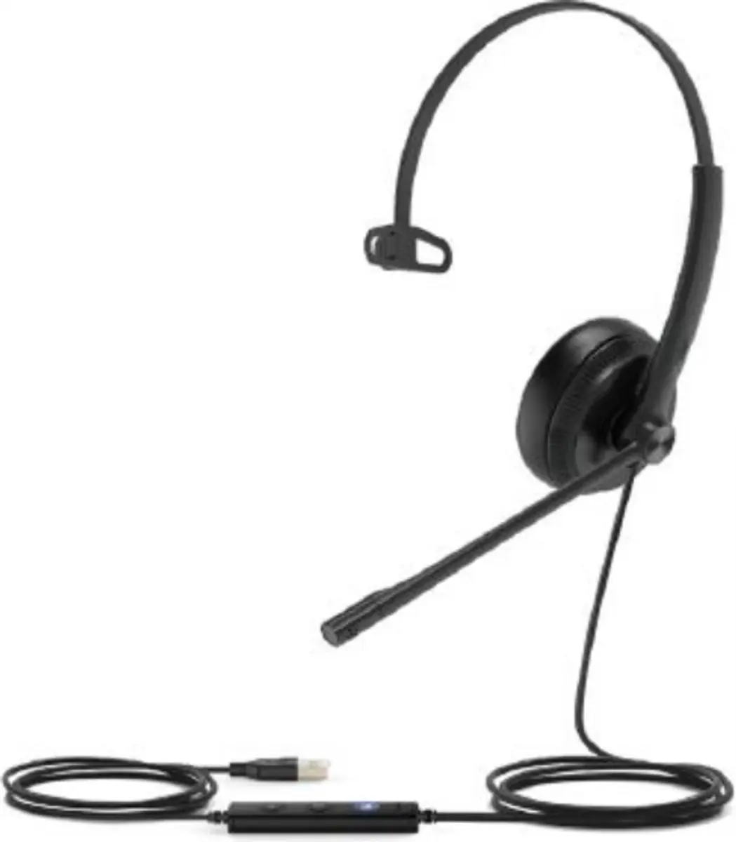 Yealink UH34 Lite Headset Bedraad Hoofdband Kantoor/callcenter Zwart