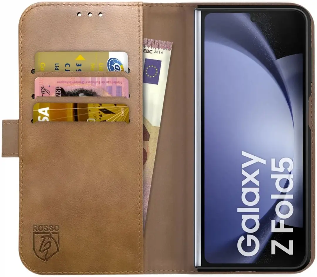 Rosso Deluxe Book Case Samsung Galaxy Z Fold 5