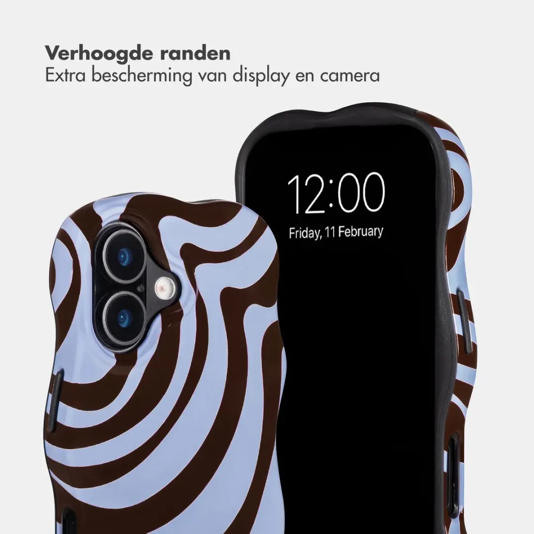 Selencia Hoesje iPhone 17 Dream Swirl Chocolate - MagSafe