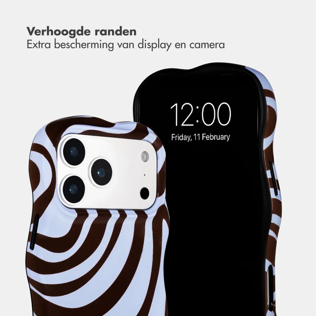 Selencia Hoesje iPhone 17 Pro Dream Swirl Chocolate - MagSafe - afbeelding 6 van 6