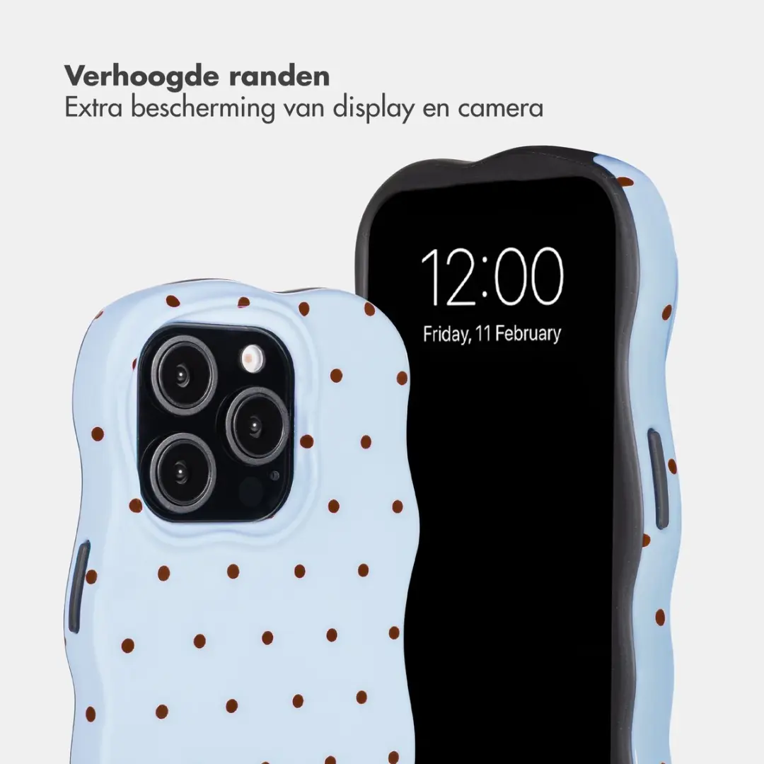 Selencia Hoesje iPhone 15 Pro Lichtblauw - MagSafe