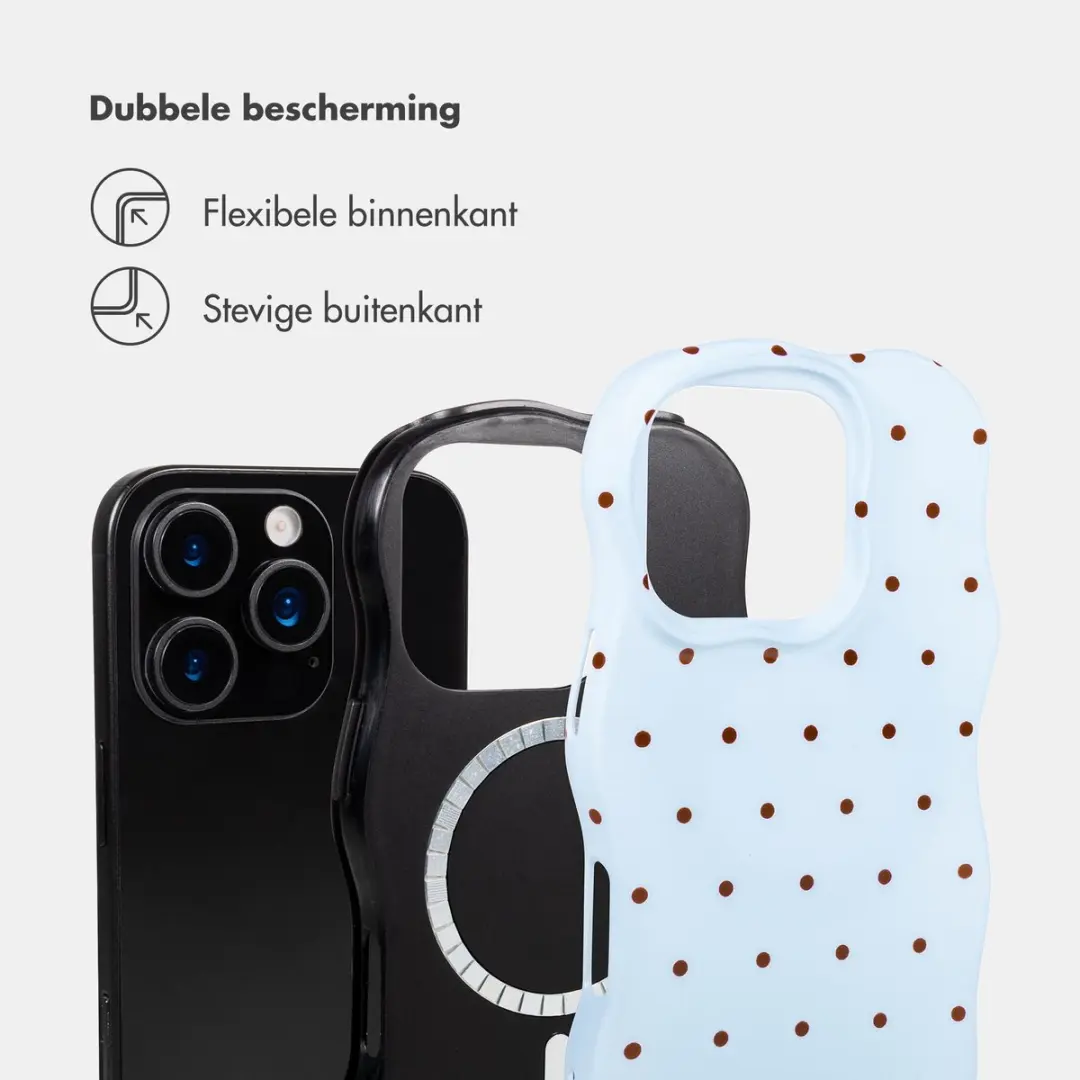 Selencia Hoesje iPhone 16 Pro Lichtblauw - MagSafe