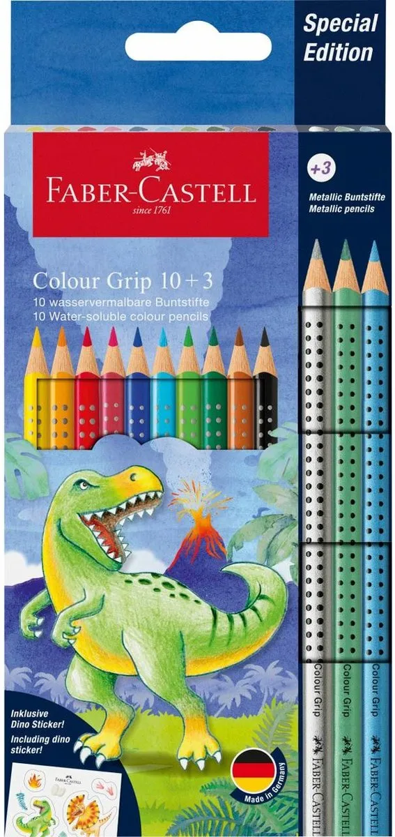 Faber-Castell Grip Dino Potloden