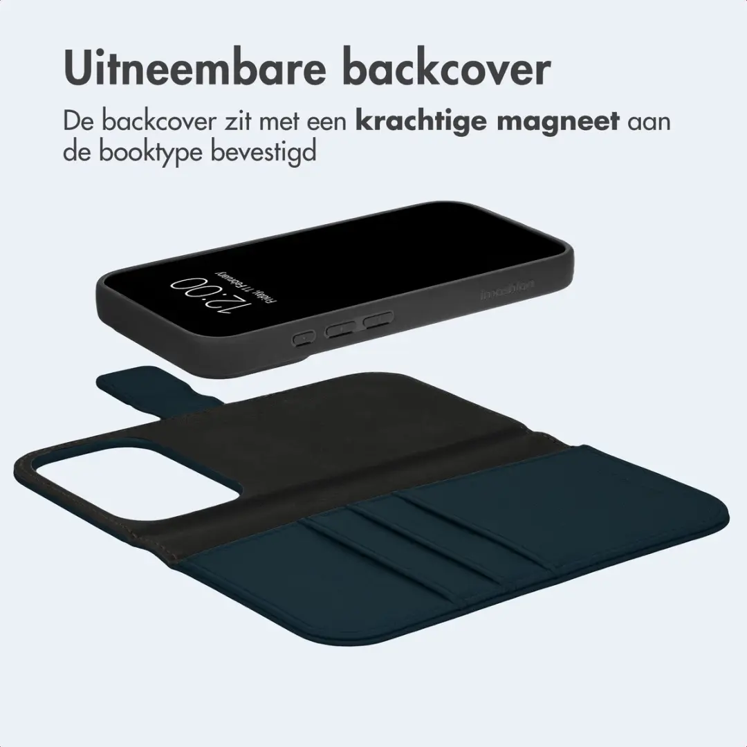 Imoshion Hoesje iPhone 17 Pro Max - Blauw 2-in-1 Bookcase