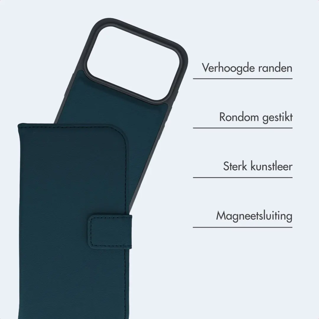 Imoshion Hoesje iPhone 17 Pro Max - Blauw 2-in-1 Bookcase