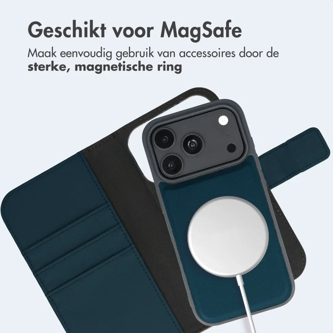 Imoshion Hoesje iPhone 17 Pro Max - Blauw 2-in-1 Bookcase