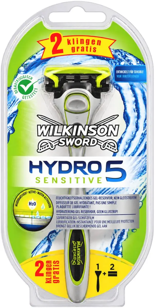 Wilkinson Hydro 5 Sensitive Scheersysteem incl 3 Mesjes