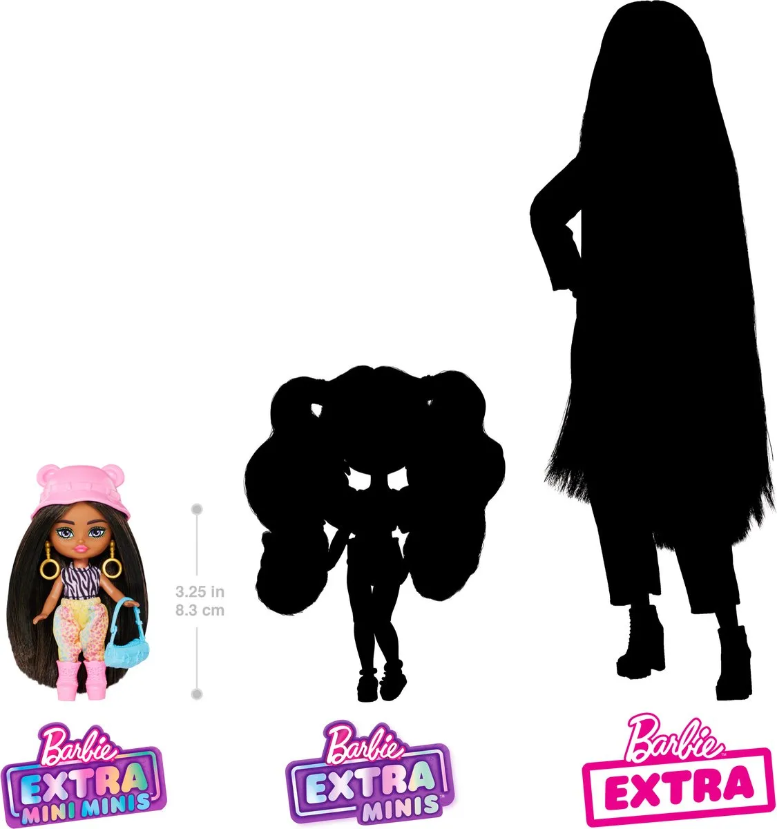 Barbie Extra Fly Mini Pop 8cm - Divers