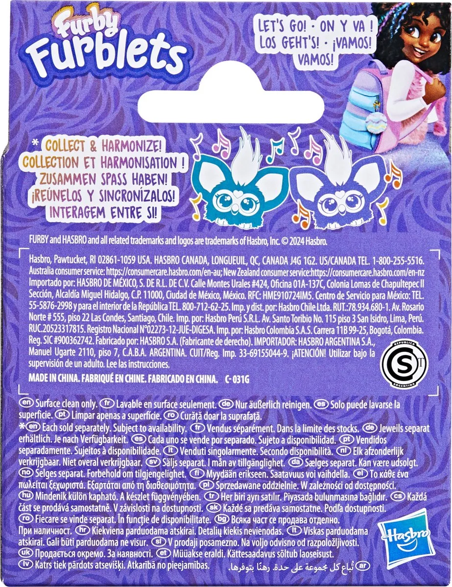 Hasbro Furby Furblet Swee Dee Pluche Speelfiguur - Multicolor
