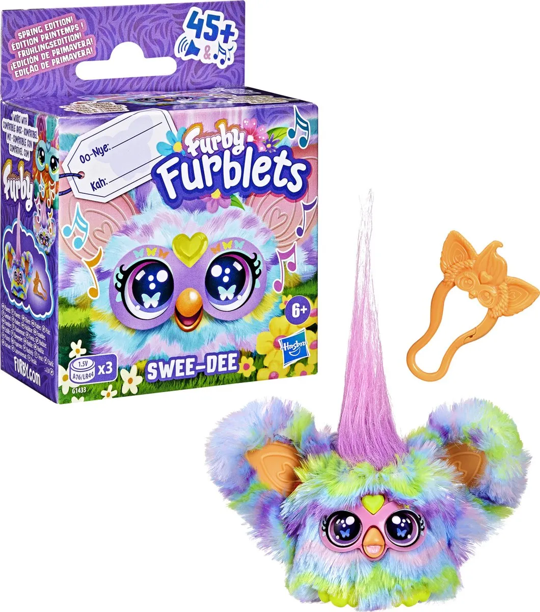 Hasbro Furby Furblet Swee Dee Pluche Speelfiguur - Multicolor