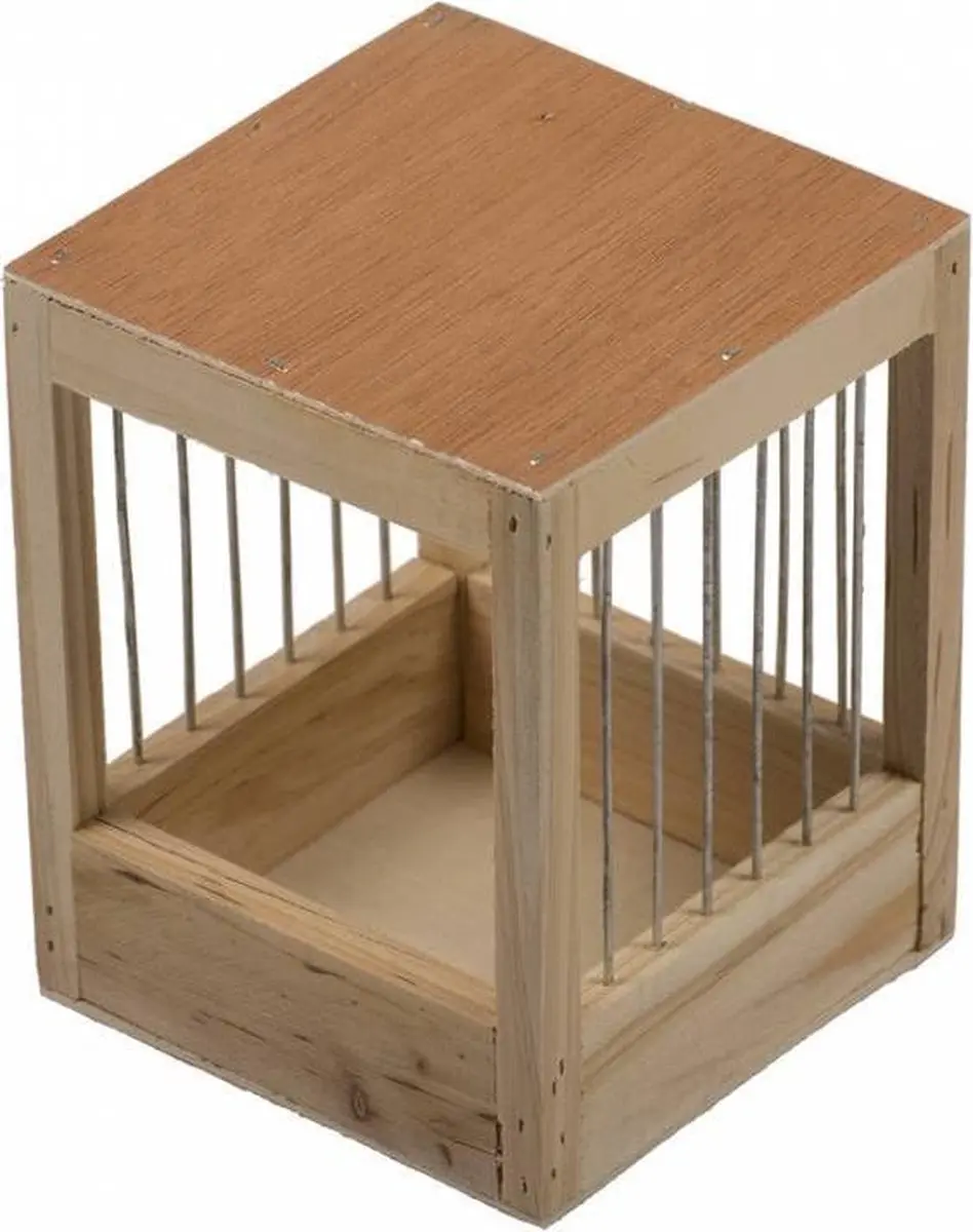 Duvo Vogelnestkast Hout 11x11x13cm