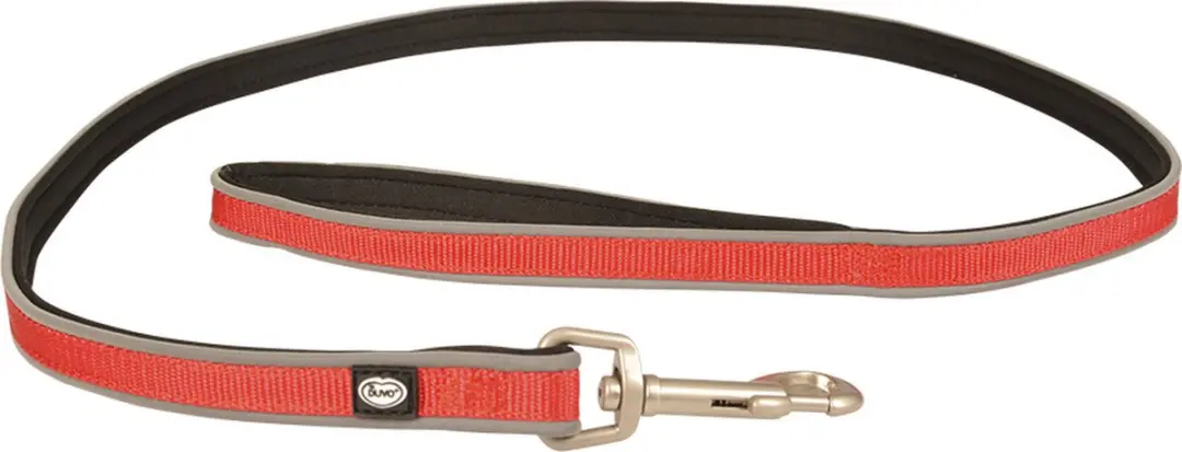 Duvo+ West Leiband Nylon Rood S-M 120cm/15mm