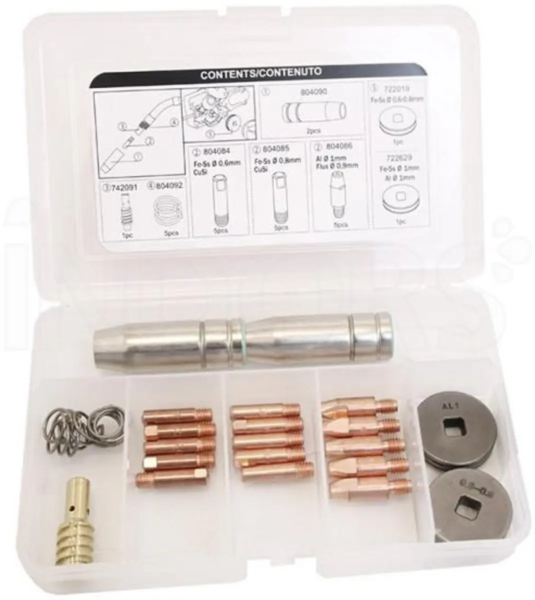 Telwin MIG Ready Box C TW 160/180 MT15 Max Set Verbruiksartikelen