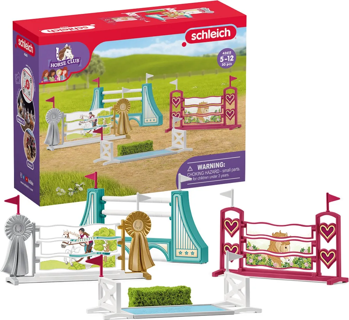 Schleich Horse Club Hindernispaal 42612 - Multikleur